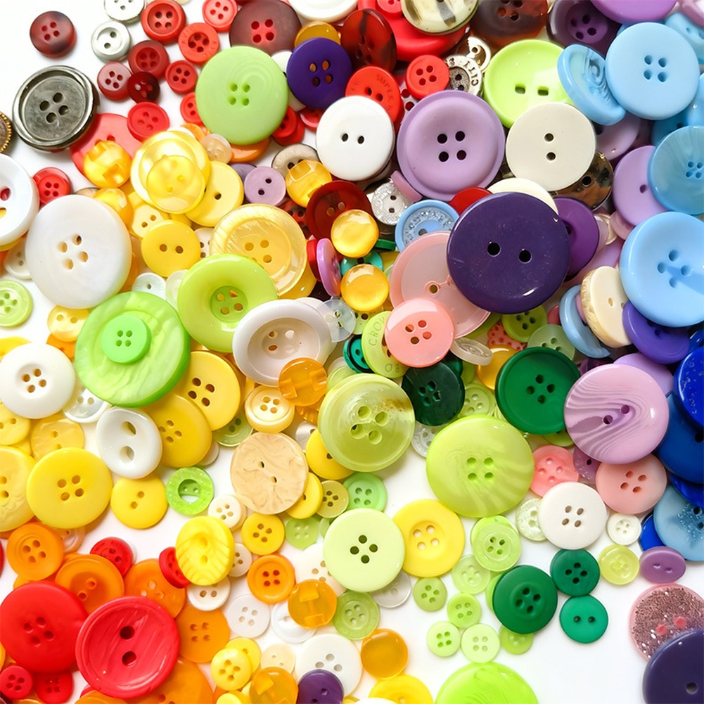 Resin Art Using Flowers - Yuvarlak Reçine El Sanatları Düğmeleri, DIY