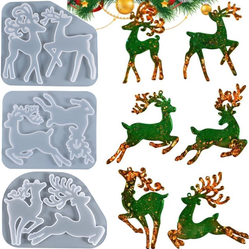 Resin Art Tool Kit - Noel Elk Epoksi Reçine Kalıp Anahtarlık