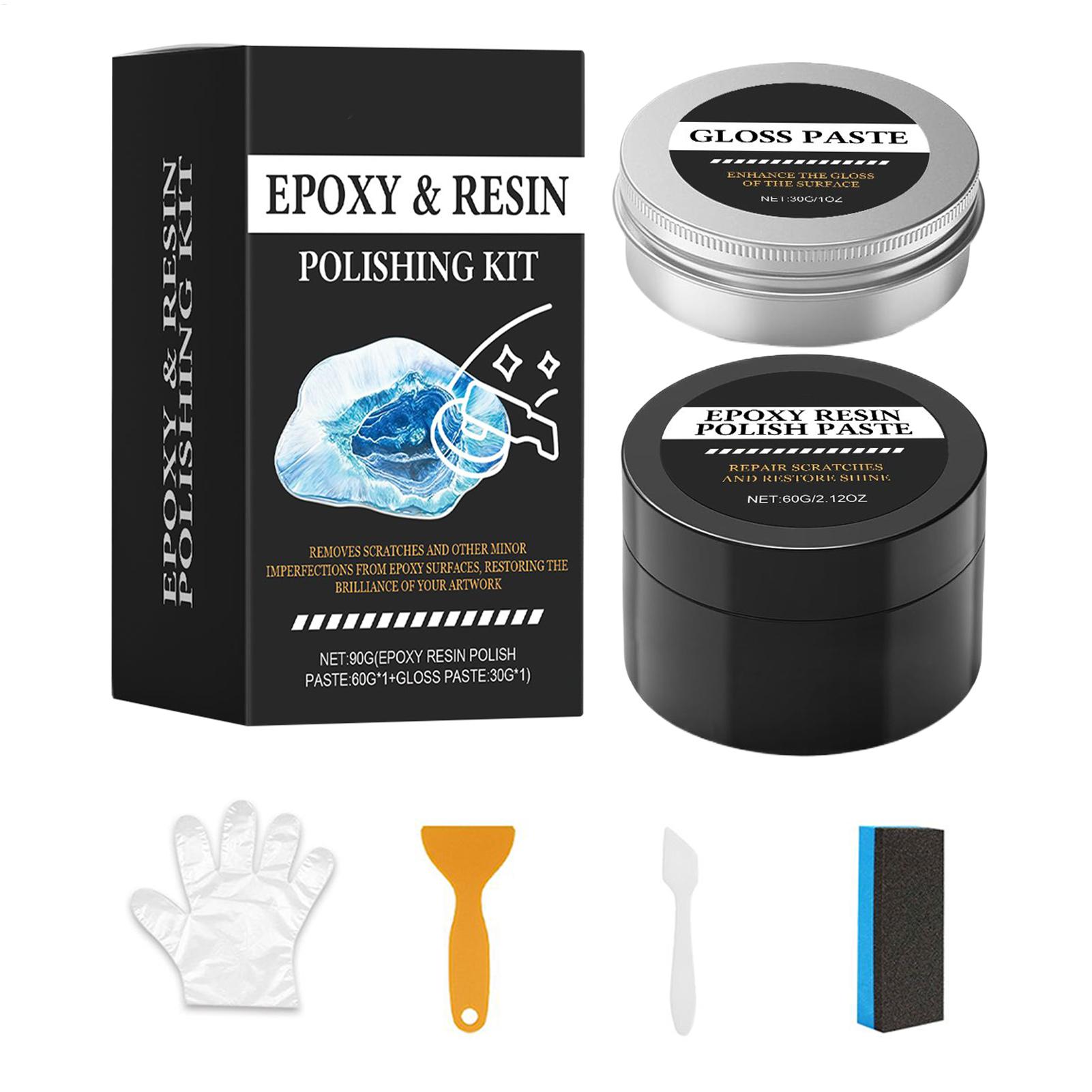Resin Art Table - Epoksi reçine yüksek parlaklıkta parlatma macunu