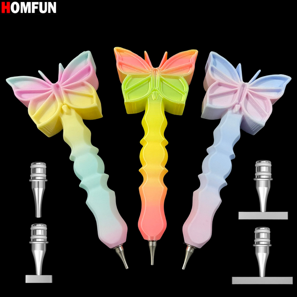 Resin Art Pen - HOMFUN 3D Baskı Kelebek Elmas Boyama