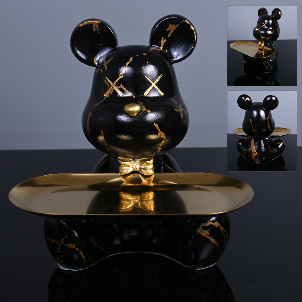 Resin Art Table - Renkli Ayı Heykelleri ve Heykeller Uşak