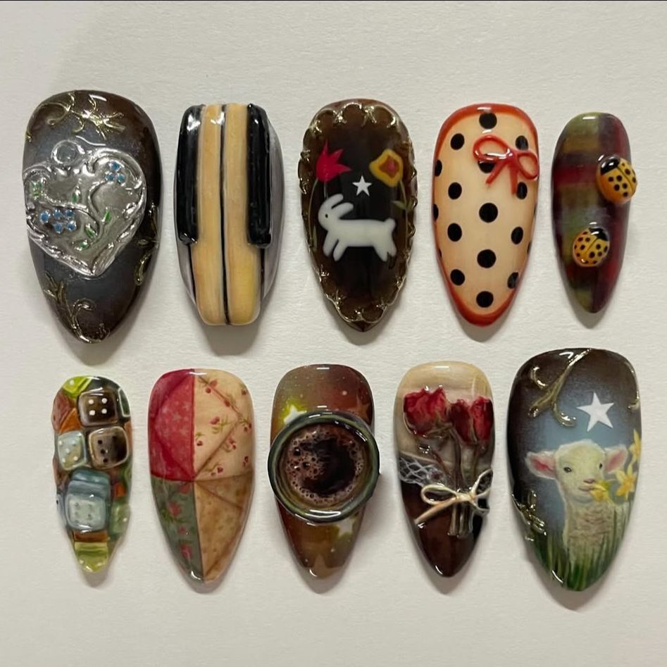 Resin Art Ocean - 24 adet Vintage Country Tarzı Yanlış