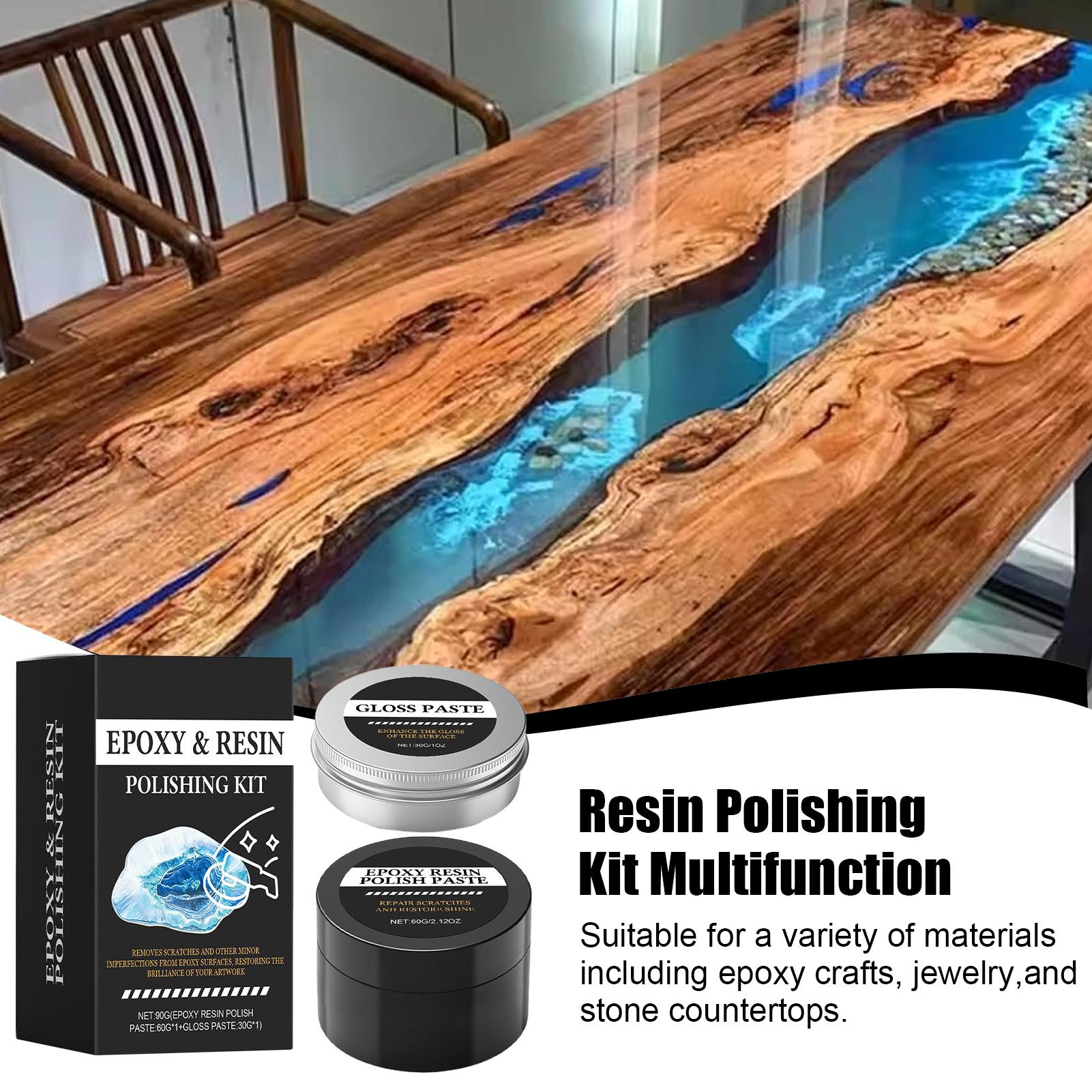 Resin Art For Beginners - Epoksi Reçine Parlatma Seti - Parlaklığı