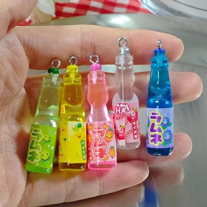 Resin Art Accessories - 10 adet küçük soda şişesi reçine