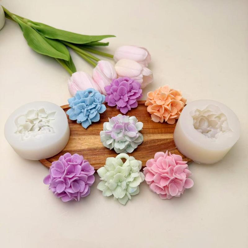 Resin Art Kitchen - ● Ortanca Çiçek Silikon Kalıp DIY
