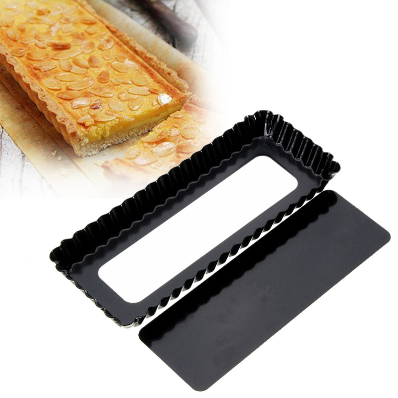 Tray Mold Rectangle - Yivli pasta Tart tava kalıp pişirme