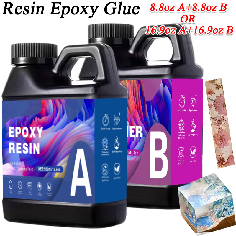 Resin Art Table - 17.6oz/33.8oz AB Reçine Epoksi Yapıştırıcı UV