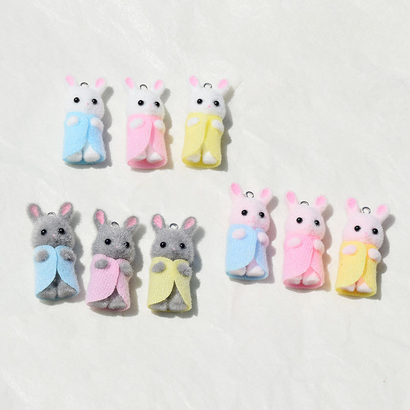 Resin Art Accessories - 3 adet 3D akın reçine tavşan