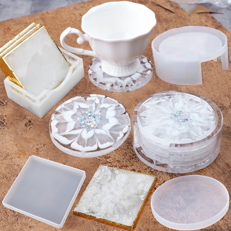 Resin Art Tool Kit - SNASAN Coaster fincan matı silikon kalıp