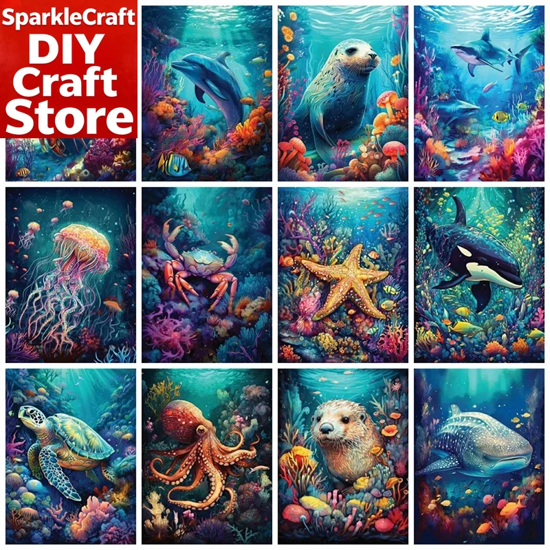 Resin Art For Beginners - 1 adet çerçevesiz tam kare yuvarlak