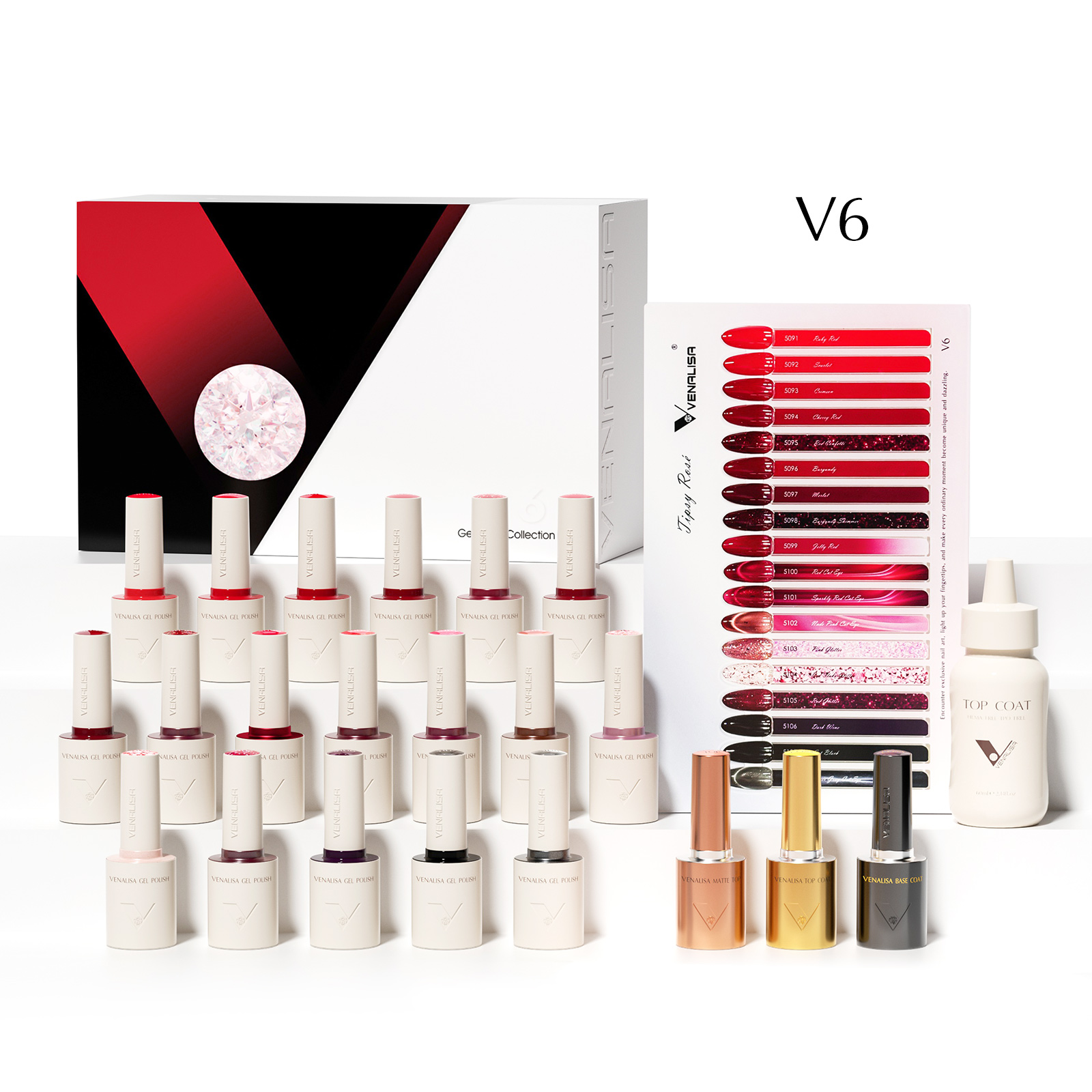 Resin Art Training - VENALISA V6 Yeni Kit 10ml Tırnak