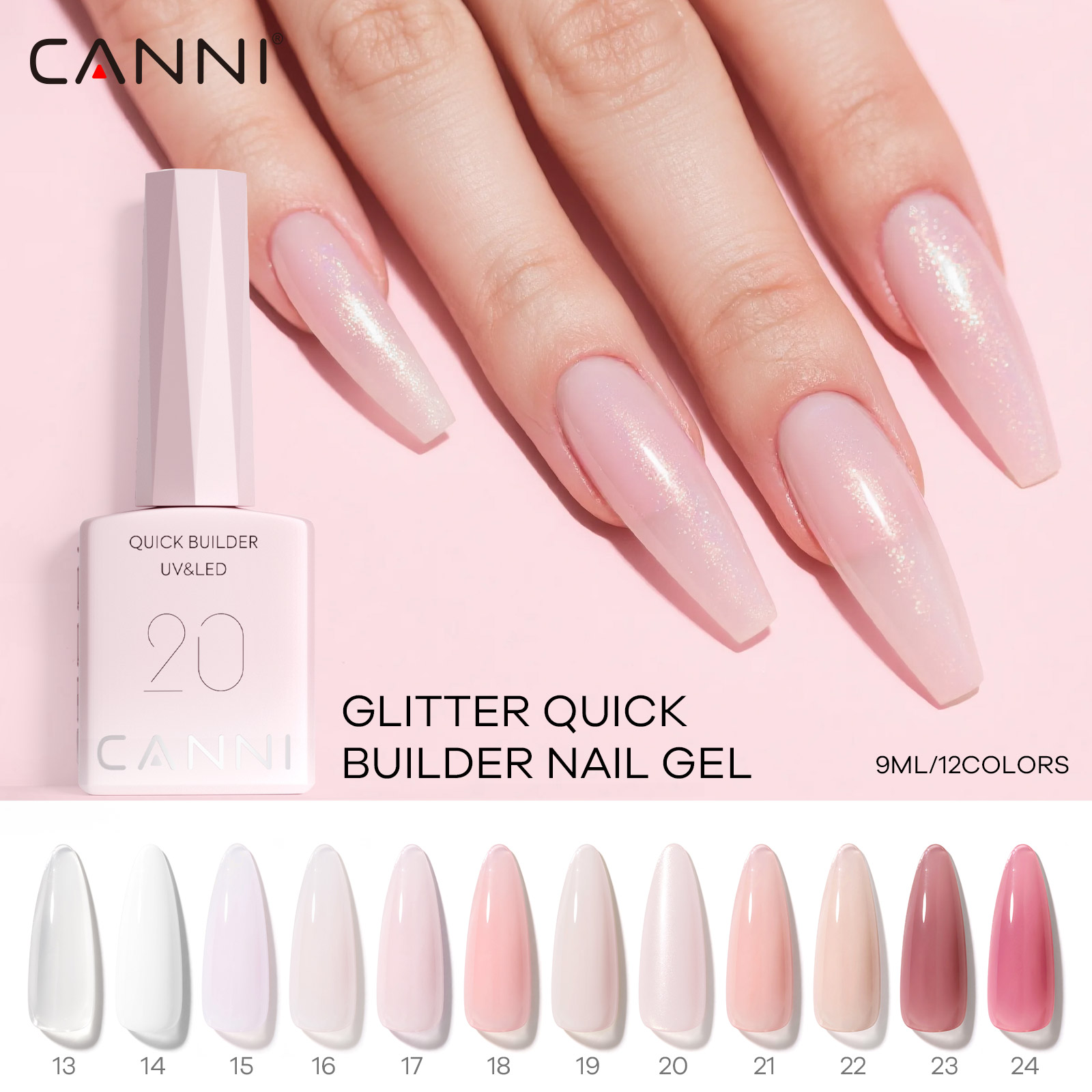 Uv Lamp Nail Resin - CANNI UV Yapım Jeli Hızlı Yapıcı