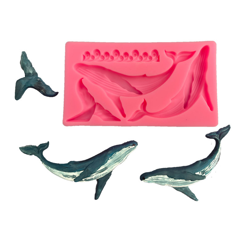 Silicone Mold Ocean - DIY balina silikon kalıp okyanus serisi