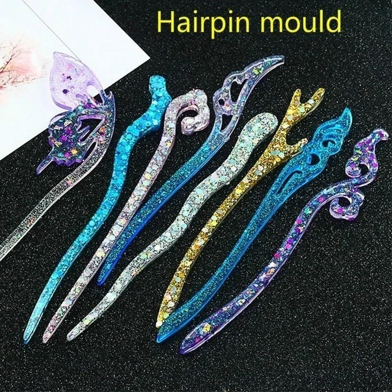Resin Art Accessories - Yeni Şeffaf Saç Tokası Silikon Özel
