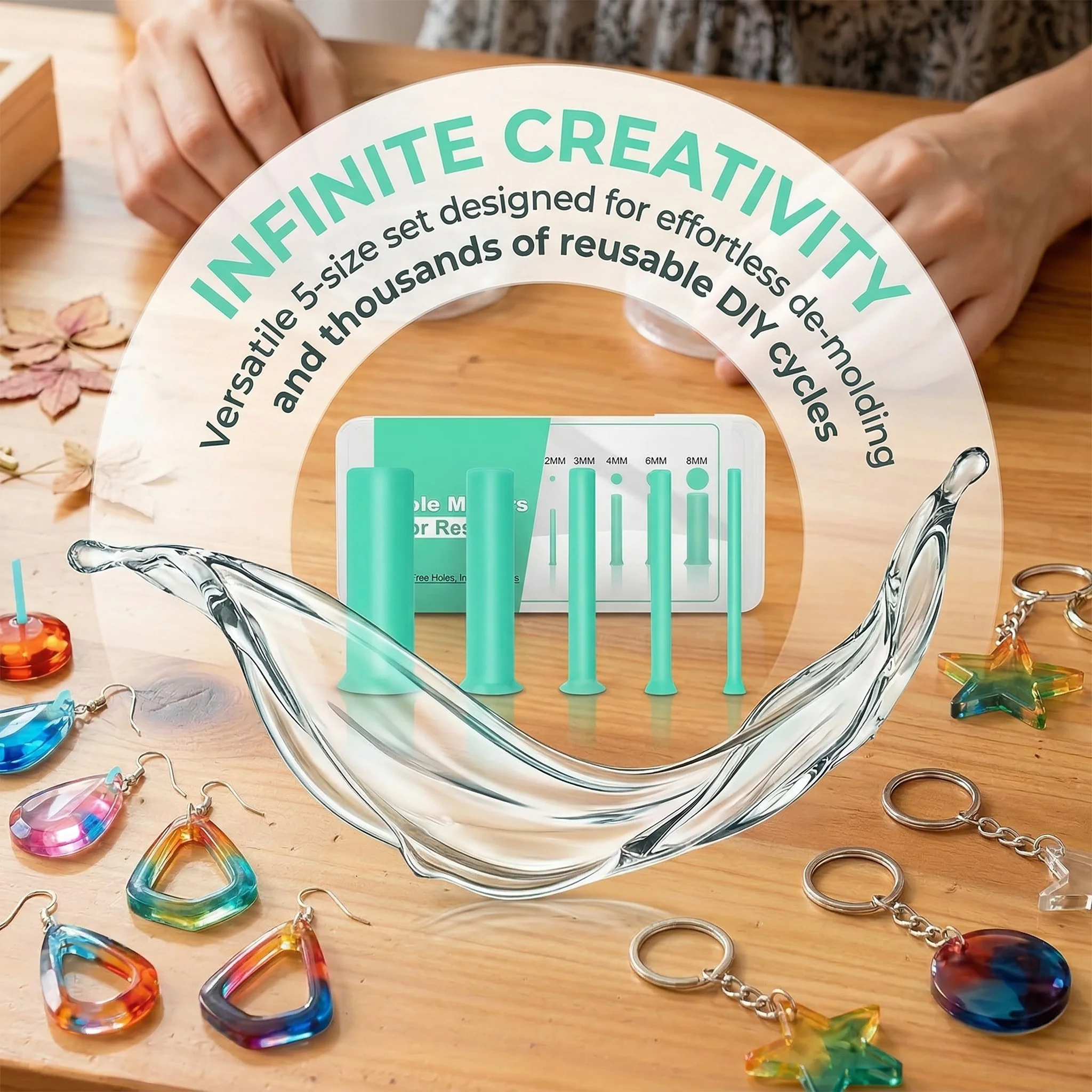 Resin Art Tool Kit - 35 Parça Reçine Delik Açma Seti