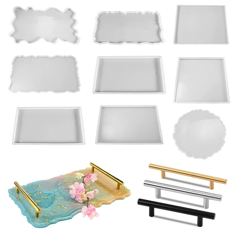 Tray Mold Rectangle - Tepsi Epoksi Reçine silikon kalıp DIY