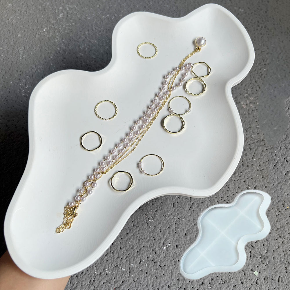 Resin Art Ocean - Bulut depolama tepsisi beton kalıp somun