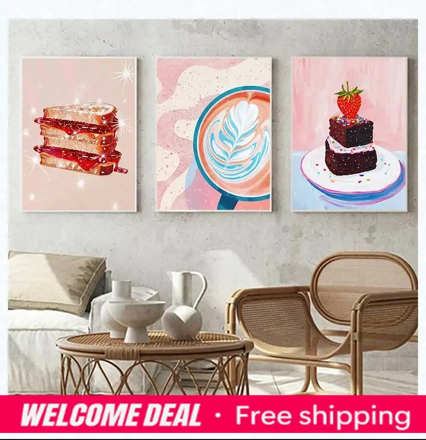 Resin Art Kitchen - 2026 çerçevesiz Sıcak Kakao Kahve Moda