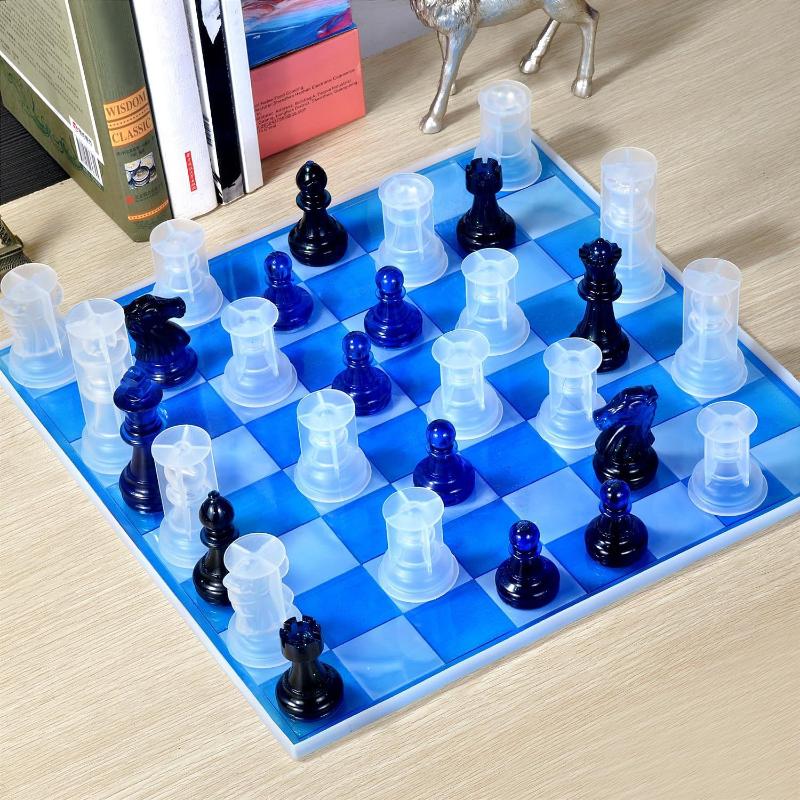 Reçine Satranç Seti Kalıbı, Sa - Resin Art Table incelemesi ve fiyatı
