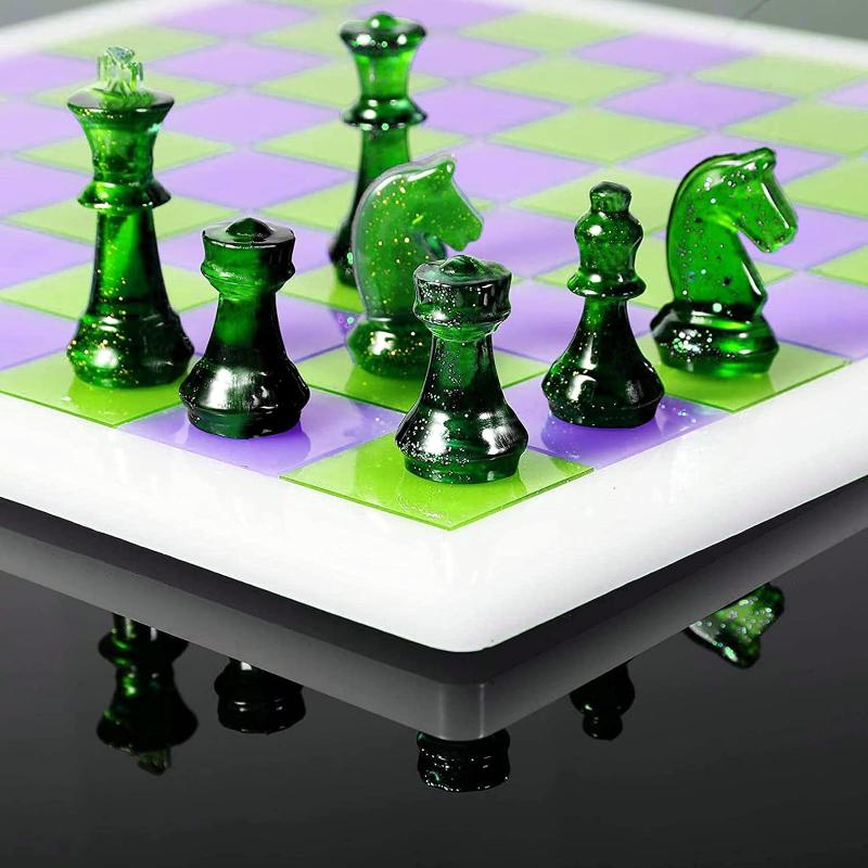 Reçine Satranç Seti Kalıbı, Sa - Resin Art Table incelemesi ve fiyatı