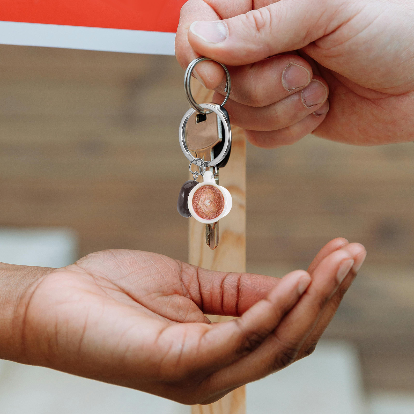 Kahve Çekirdeği Anahtarlık Zar - Resin Art Design Keychain incelemesi ve fiyatı