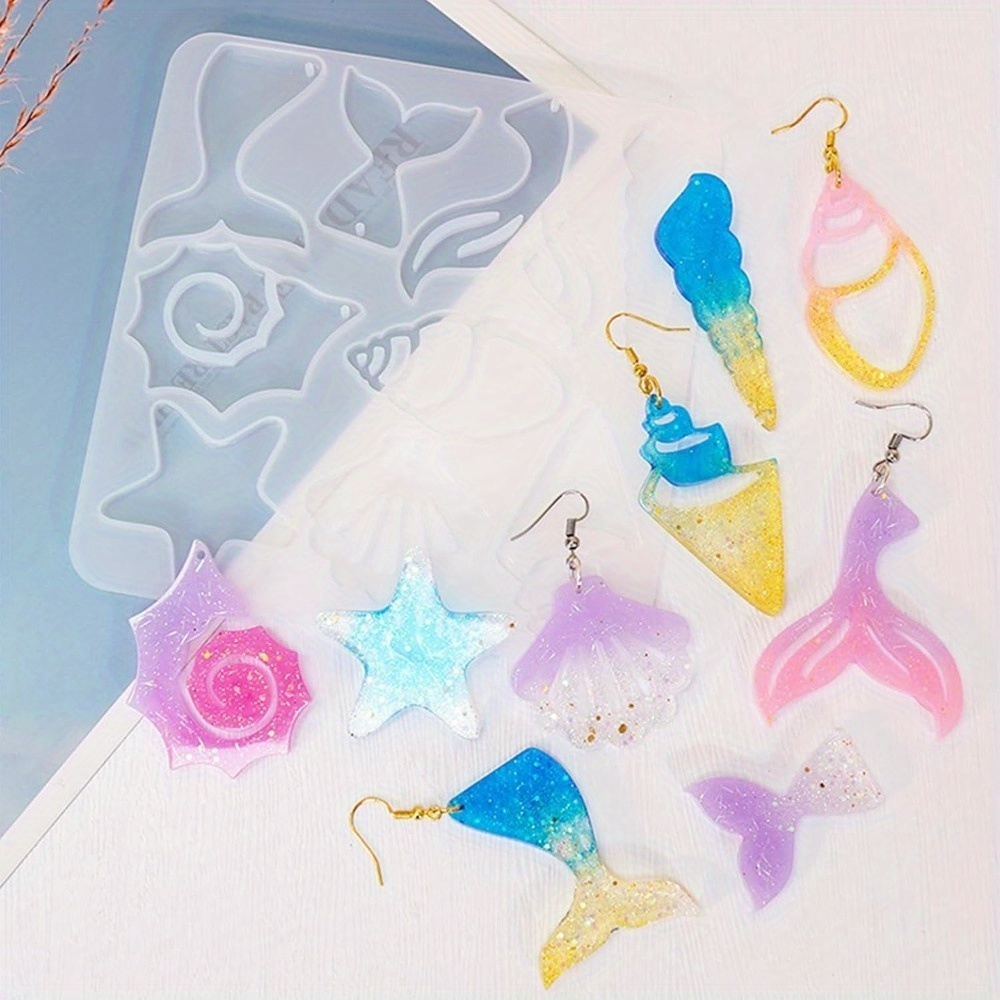 Okyanus temalı küpe ve kolye k - Silicone Mold Ocean incelemesi ve fiyatı