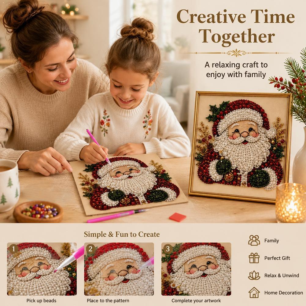 Noel Baba İnci Sanatı DIY Kiti - Resin Art Wall Decor incelemesi ve fiyatı