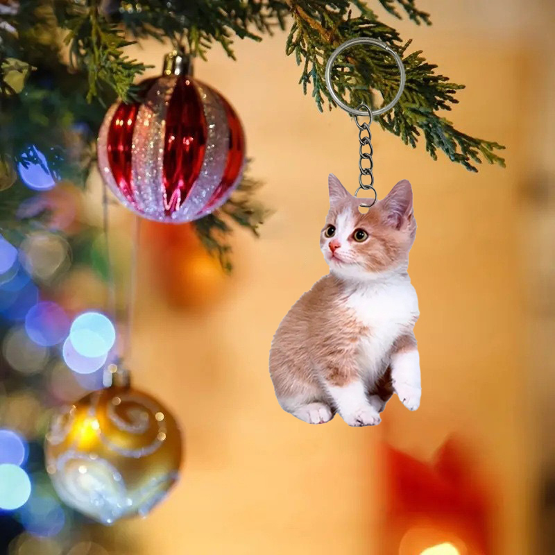 Siyah Ve Beyaz Kedi Anahtarlık - Resin Art Design Keychain incelemesi ve fiyatı