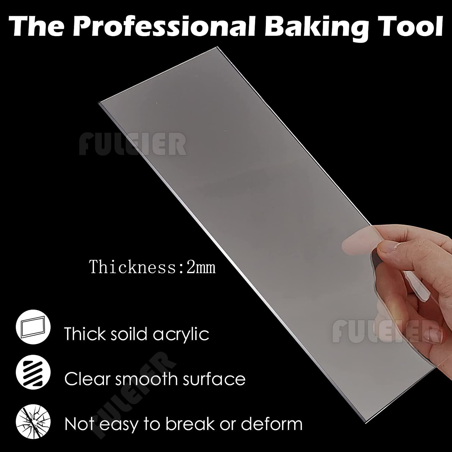 Akrilik kek kreması kazıyıcı,  - Tray Mold Rectangle incelemesi ve fiyatı