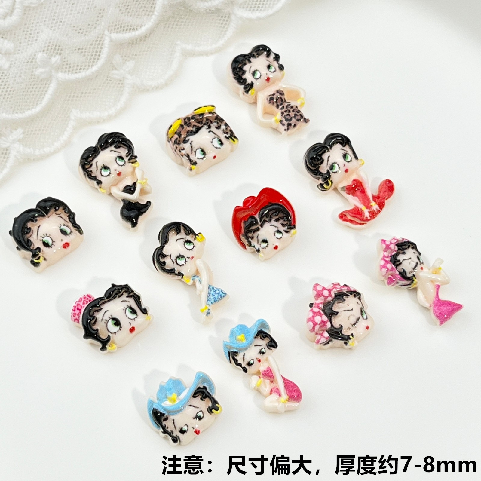 100 adet Karikatür Betty Tırna - Resin Art Accessories incelemesi ve fiyatı