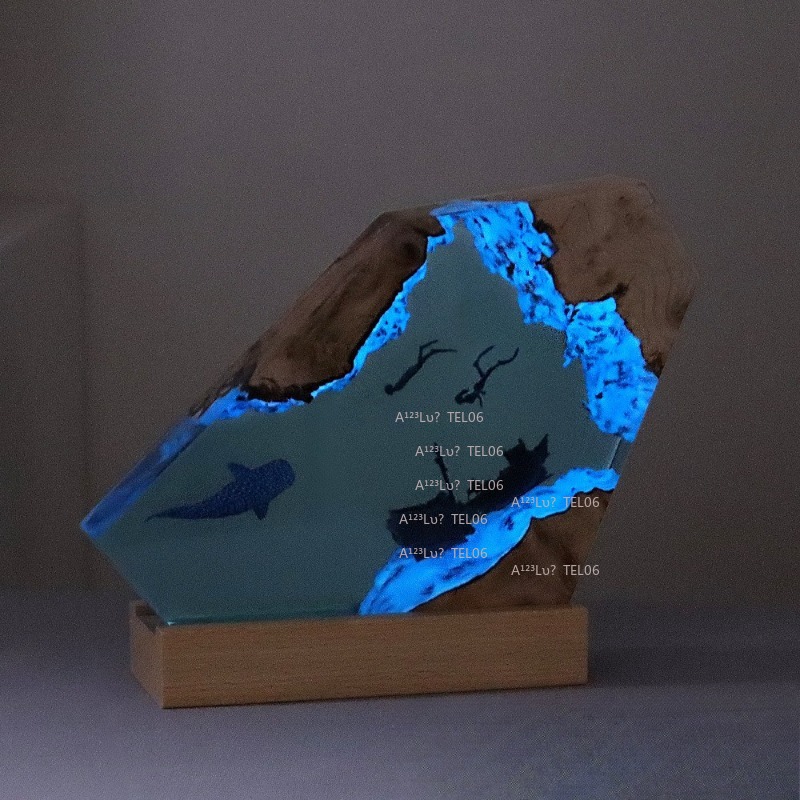 Ahşap Reçine Gece Lambası Okya - Resin Art Ocean incelemesi ve fiyatı
