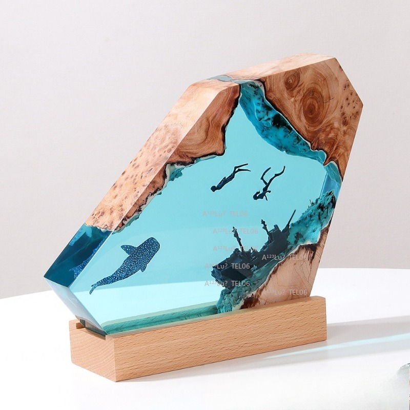 Ahşap Reçine Gece Lambası Okya - Resin Art Ocean incelemesi ve fiyatı