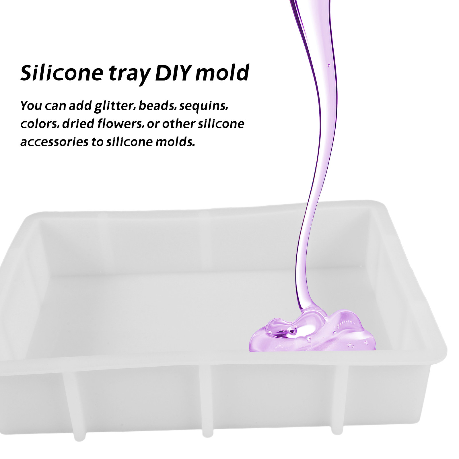 Büyük Dikdörtgen Reçine Siliko - Tray Mold Rectangle incelemesi ve fiyatı