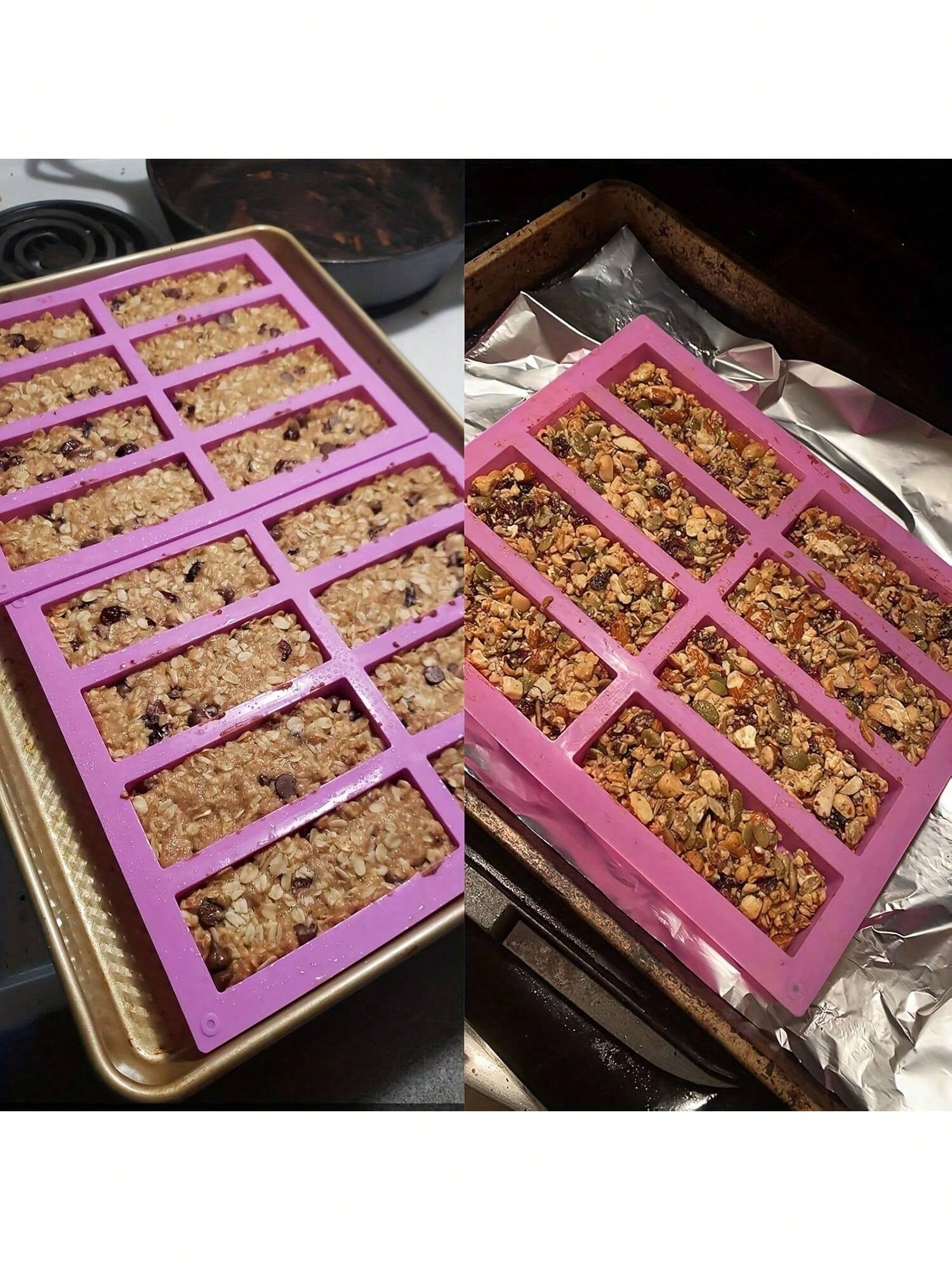 1 adet Silikon Granola Bar Kal - Tray Mold Rectangle incelemesi ve fiyatı