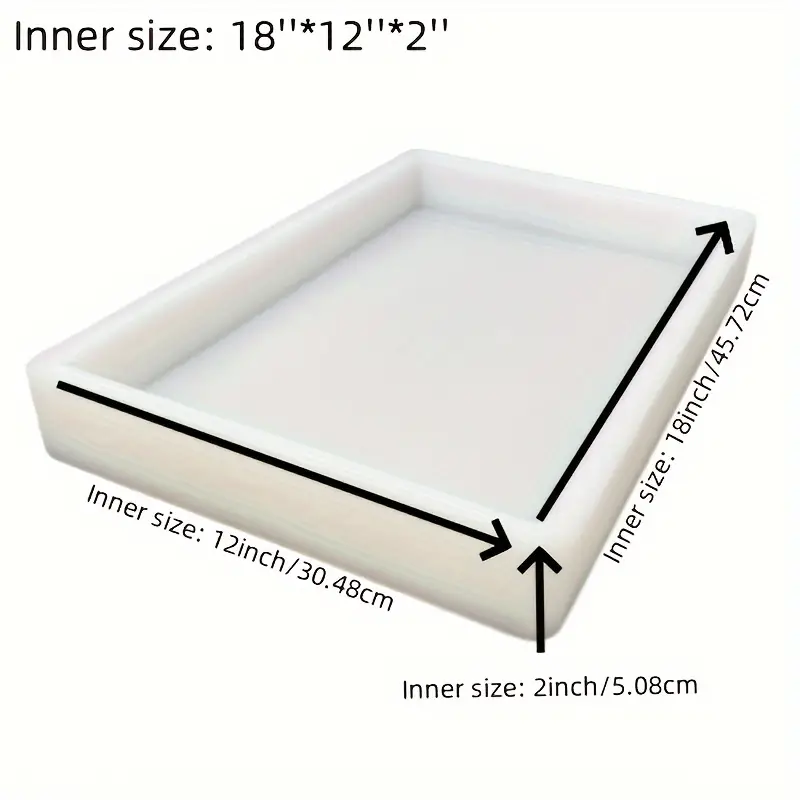 18*12*2 inç Büyük Silikon Kalı - Resin Art Table incelemesi ve fiyatı