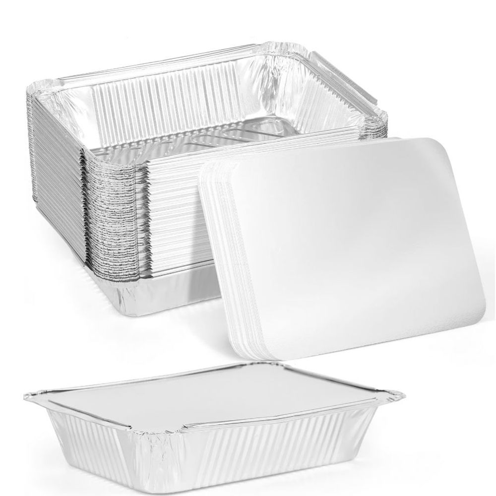 10 adet yeni kapaklı alüminyum - Tray Mold Rectangle incelemesi ve fiyatı