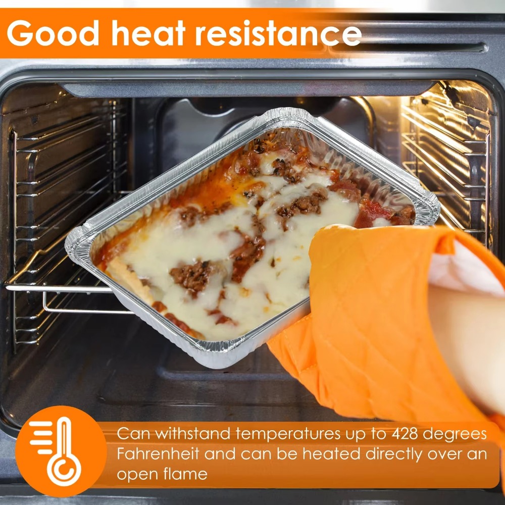 10 adet yeni kapaklı alüminyum - Tray Mold Rectangle incelemesi ve fiyatı