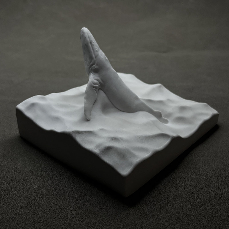 Kambur Balina Heykeli Alçı Oky - Resin Art Ocean incelemesi ve fiyatı