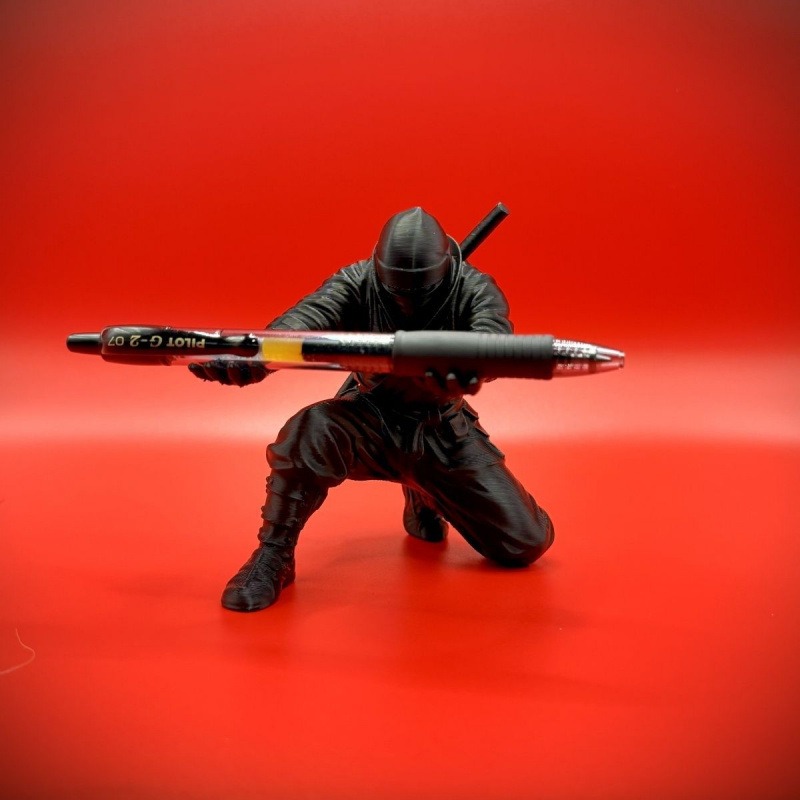 Ninja Figürü Kalemlik 3D Baskı - Resin Art Pen incelemesi ve fiyatı