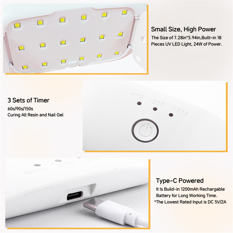 Jel Çiviler için 24W USB Şarj  - Uv Lamp Nail Resin incelemesi ve fiyatı