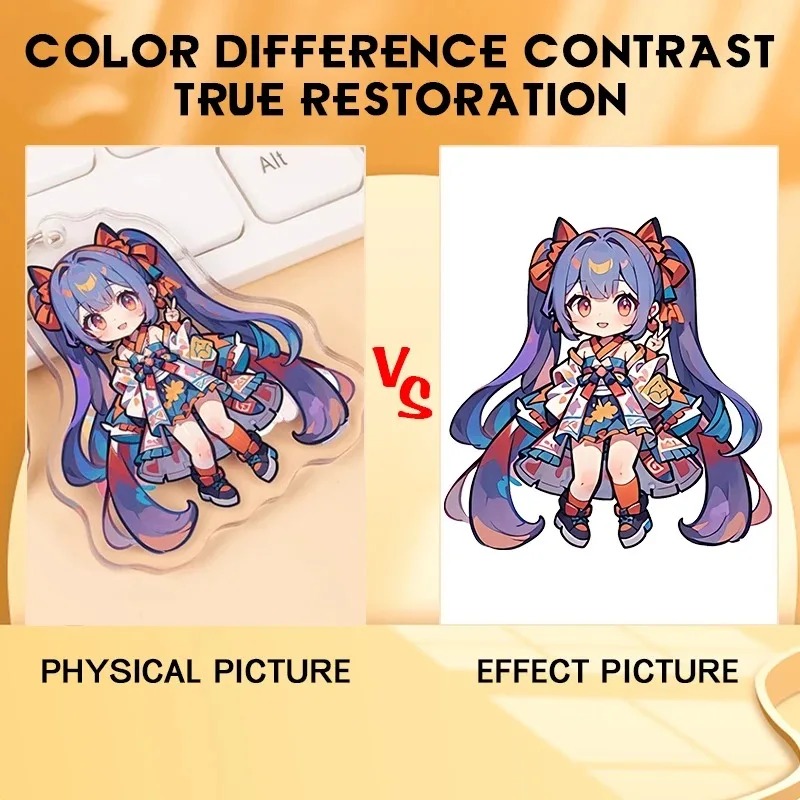 Kawaii Sıfır Iki Anime Figürü  - Resin Art Design Keychain incelemesi ve fiyatı
