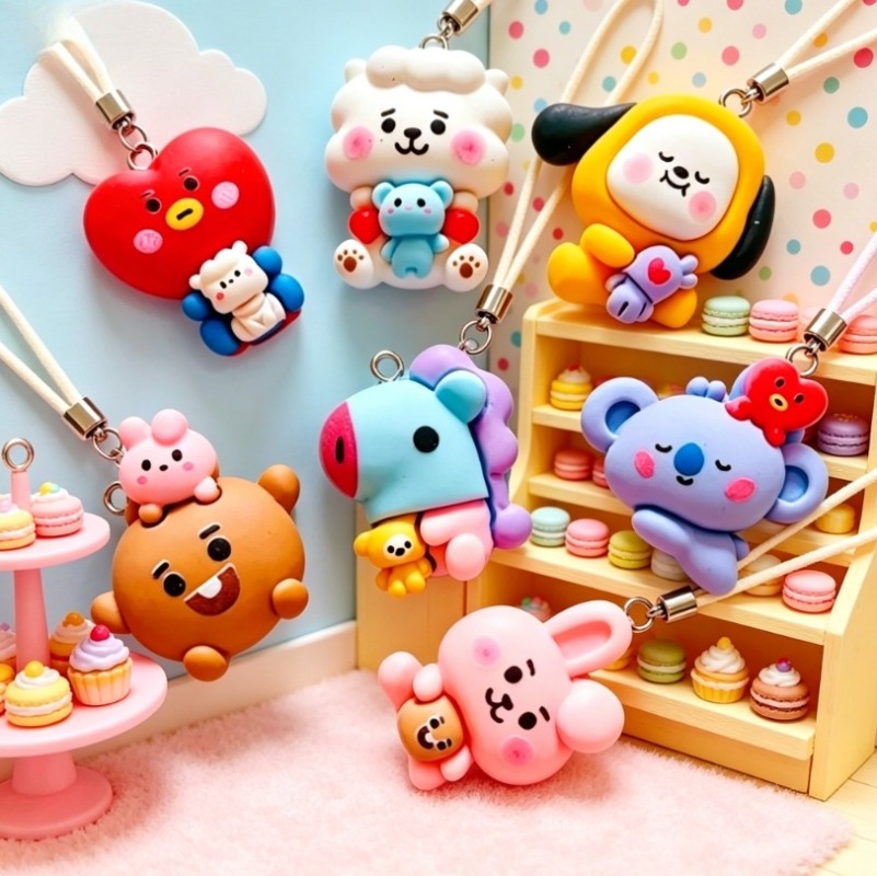 7 adet BT21 Reçine Karikatür F - Resin Art Accessories incelemesi ve fiyatı