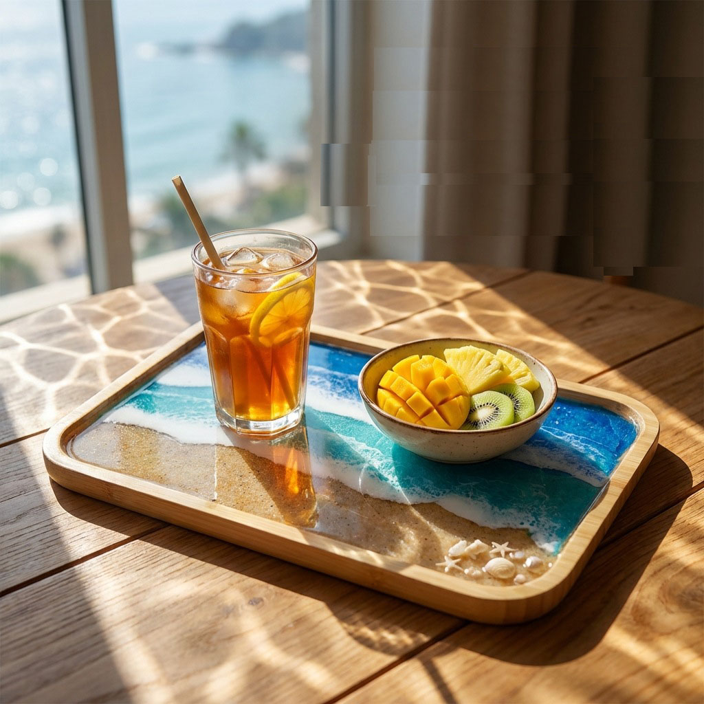 Epoksi Reçine Okyanus Sanatı D - Resin Art Kitchen incelemesi ve fiyatı