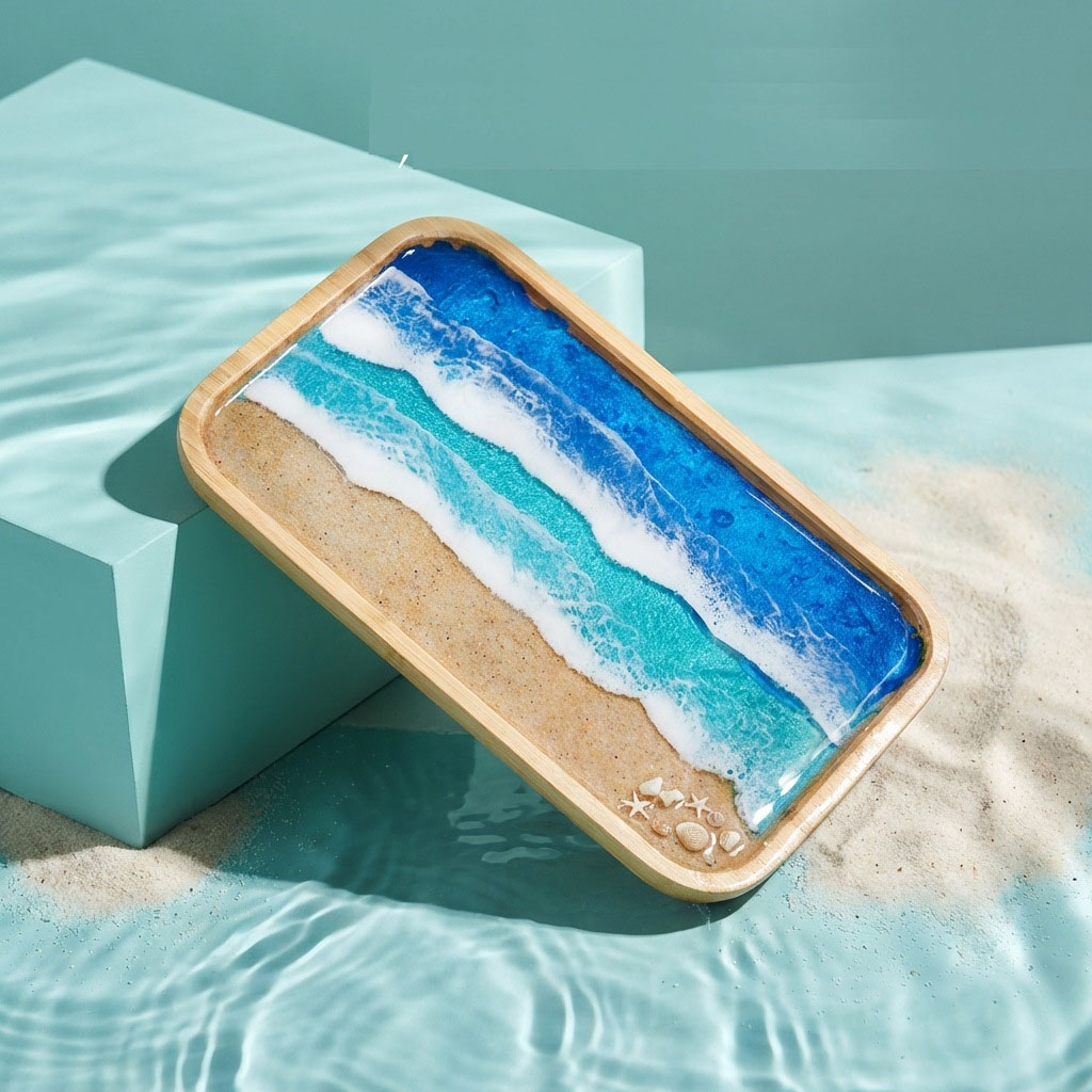 Epoksi Reçine Okyanus Sanatı D - Resin Art Kitchen incelemesi ve fiyatı