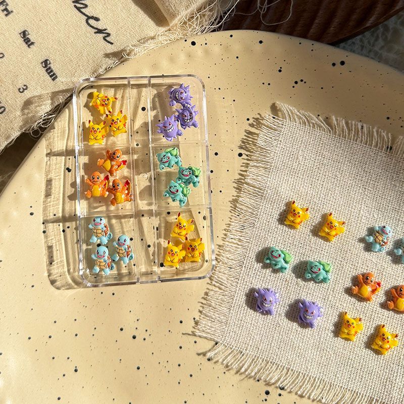 Pokemon tırnak süsleme aksesua - Resin Art Accessories incelemesi ve fiyatı