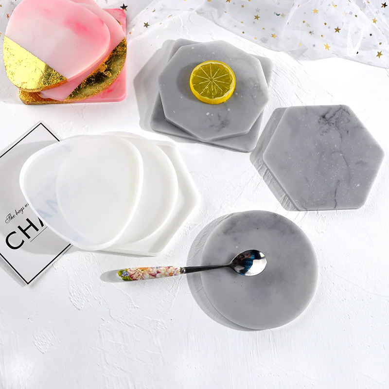 Çok tarzı Geometrik Coaster Ka - Resin Art Table incelemesi ve fiyatı