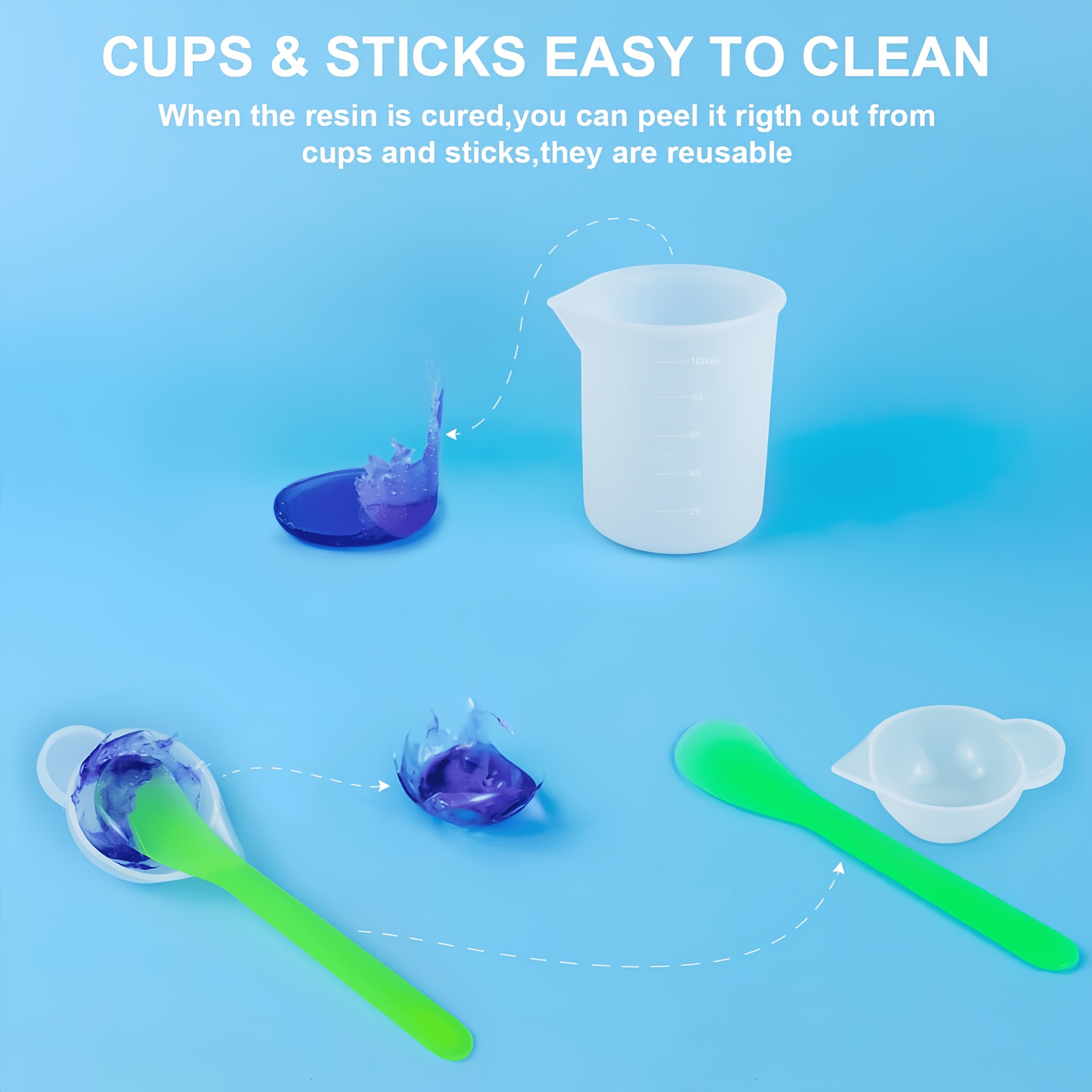 21 adet/takım Silikon Reçine D - Resin Art Tool Kit incelemesi ve fiyatı