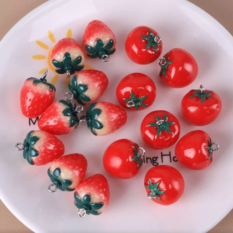 10 adet gerçekçi 3D çilek doma - Resin Art Accessories incelemesi ve fiyatı