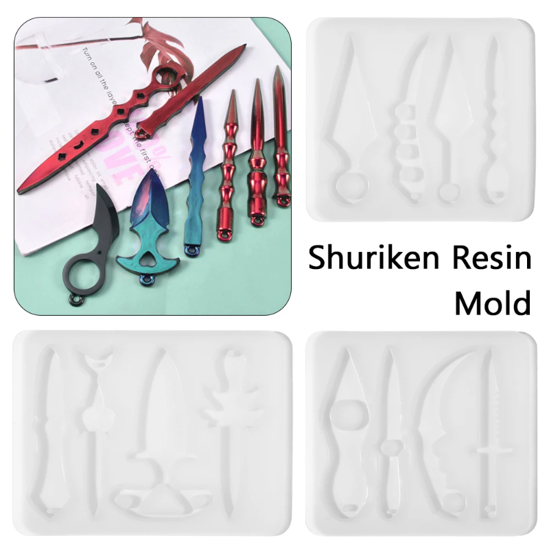 Shuriken Ninja Yıldız Silikon  - Resin Art Tool Kit incelemesi ve fiyatı