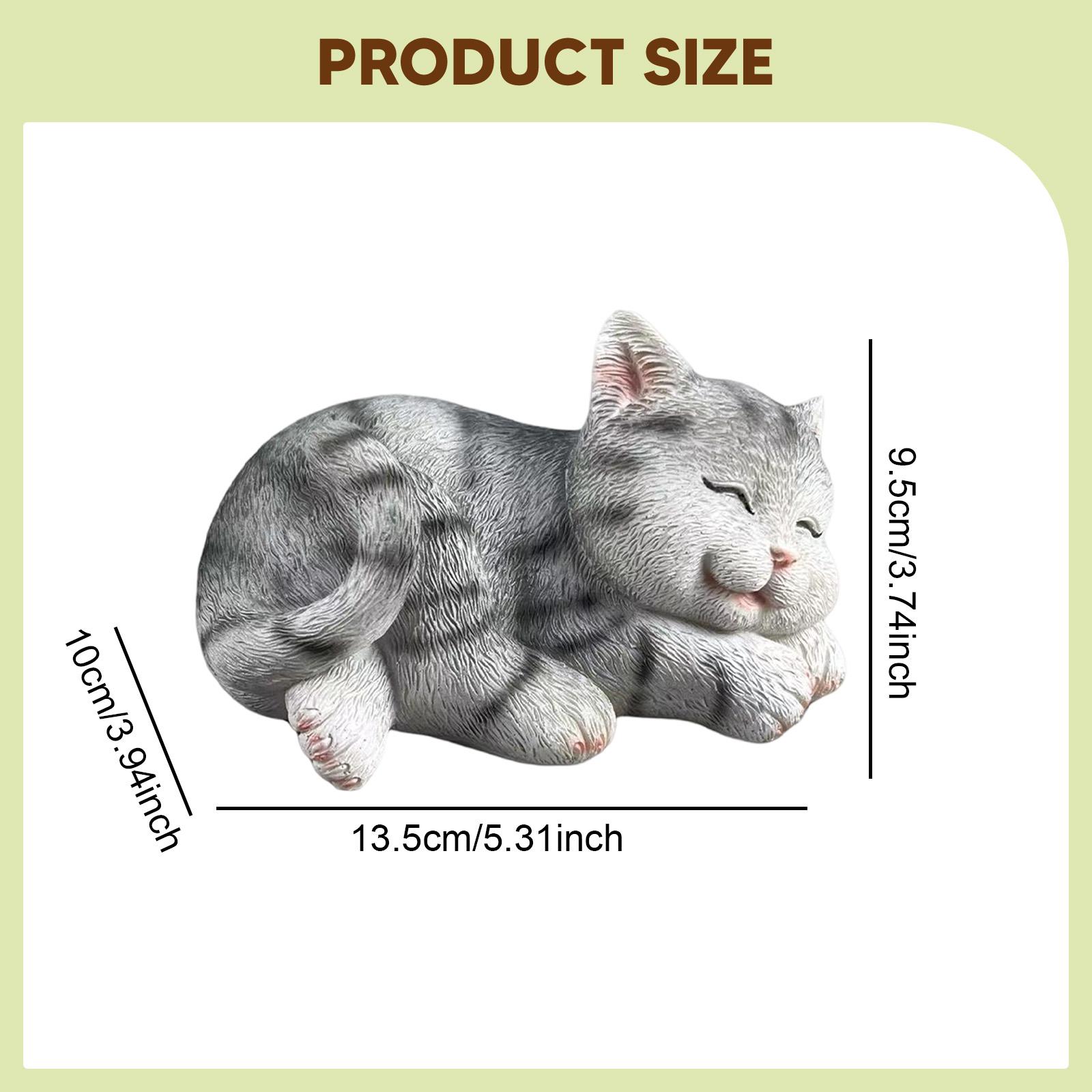 Kedi heykelcik bahçe heykeli y - Resin Art Table incelemesi ve fiyatı